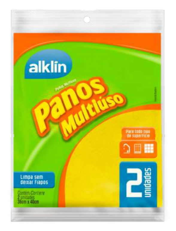 ALKLIN - MULTIUSO 40X36 AMARELO - PT.02UN