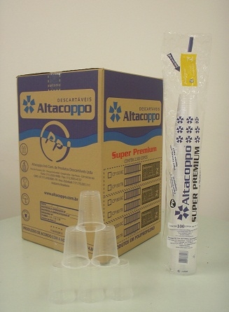 ALTACOPPO - COPO 200ML PREMIUM TRANSPARENTE - PT.100UN