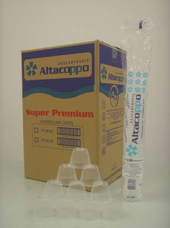 ALTACOPPO - POTE 100ML TRANSPARENTE - CX.20X100UN