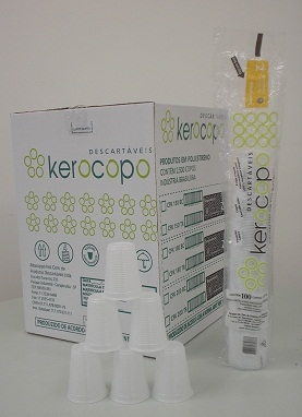 KEROCOPO - COPO 200ML BRANCO - PT.100UN