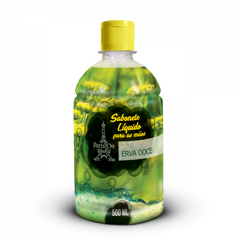 MAGIA CLEAN - SABONETE LIQUIDO ERVA DOCE VERDE 500ML - CX12.UN