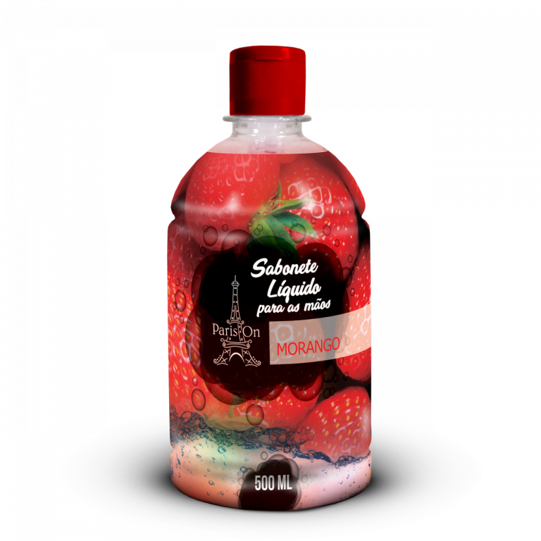 MAGIA CLEAN - SABONETE LIQUIDO MORANGO VERMELHO 500ML - CX12.UN