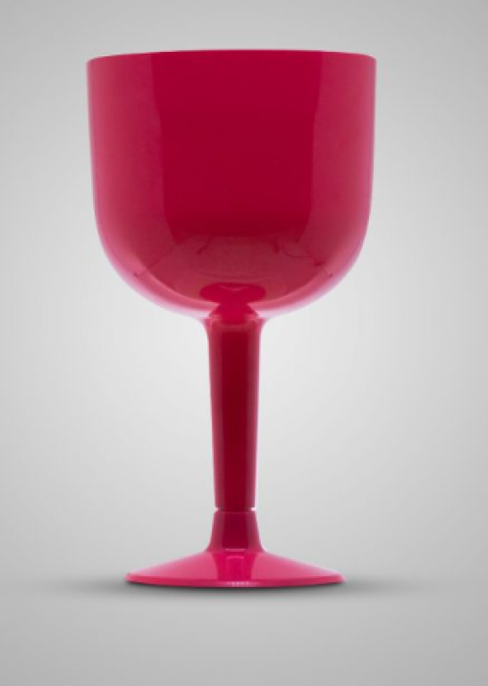 PLASTILANIA - TACA PIT-500 GIN ROSA GLASS - PT.04UN