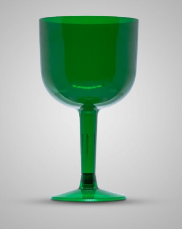 PLASTILANIA - TACA PIT-500 GIN VERDE ESCURO GLASS - CX.08X04UN