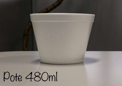 TOTALPLAST - POTE TERMICO 480ML BAIXO - PT.20UN