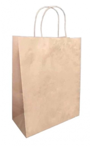 MP - SACOLA DE PAPEL 18 X 10 X 27 (PP1) LISO - PT.100UN