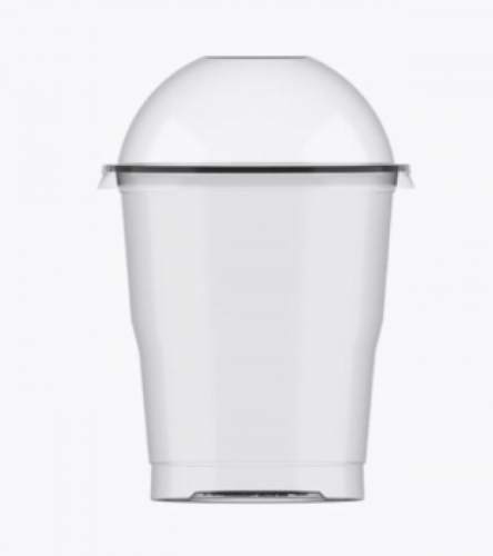 PLASTILANIA - COPO 200ML CRYSTAL BELLO C/TAMPA BOLHA - CX 16X20UN
